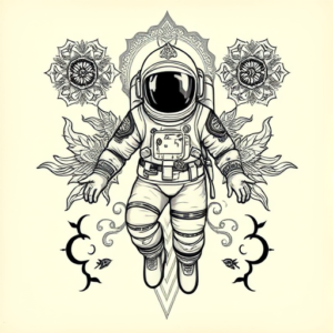 Thai Astronaut Tattoo