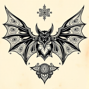 Thai Bat Tattoo