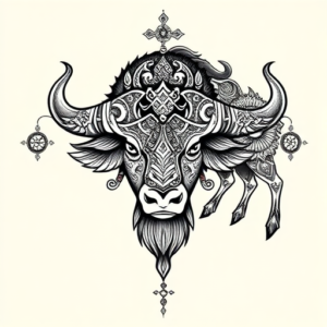 Thai Bison Tattoo
