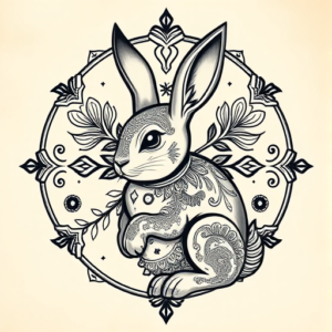 Thai Bunny Tattoo
