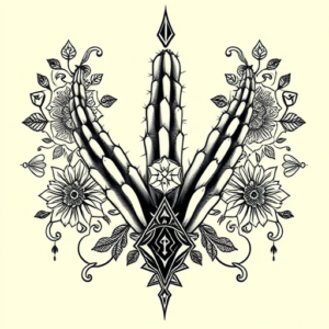 Thai Cactus Tattoo