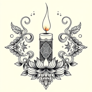 Thai Candle Tattoo
