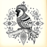 Thai Cardinal Tattoo