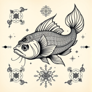Thai Catfish Tattoo