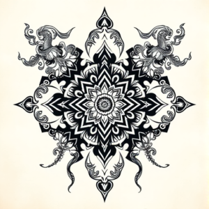 Thai Coordinates Tattoo