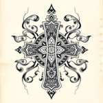 Thai Cross Tattoo