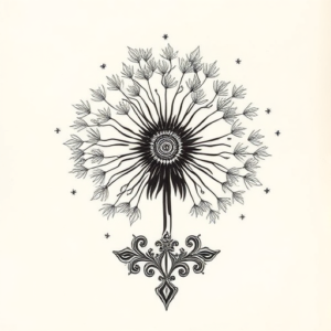 Thai Dandelion Tattoo