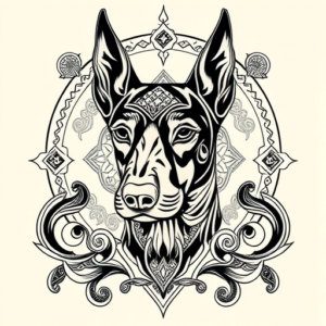 Thai Doberman Tattoo