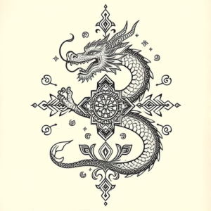 Thai Dragon Tattoo