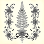 Thai Fern Tattoo