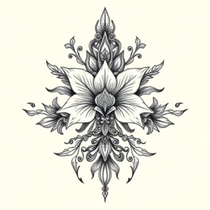 Thai Gladiolus Tattoo