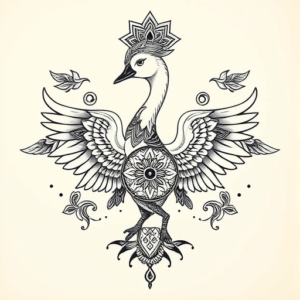 Thai Goose Tattoo
