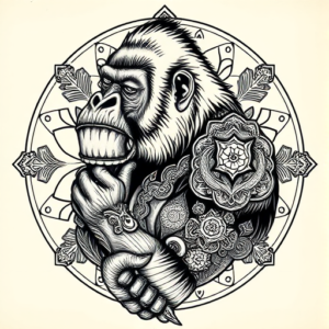 Thai Gorilla Tattoo