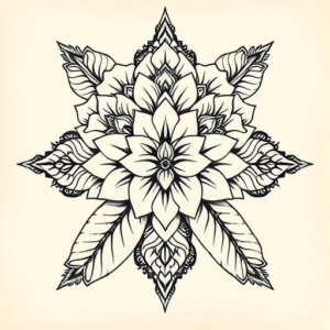 Thai Hydrangea Tattoo