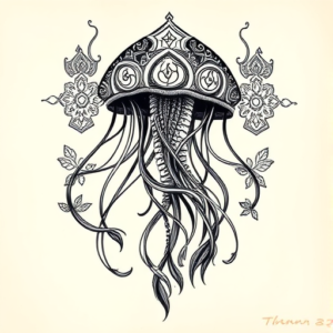 Thai Jellyfish Tattoo