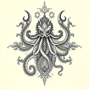 Thai Kraken Tattoo