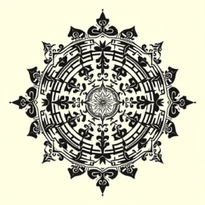 Thai Labyrinth Tattoo