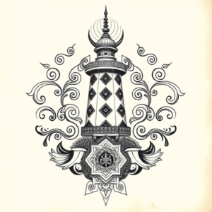 Thai Lighthouse Tattoo
