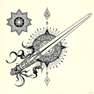 Thai Lightsaber Tattoo