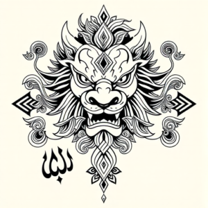Thai Lion Tattoo
