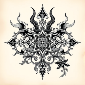 Thai Maleficent Tattoo