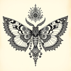 Thai Mothman Tattoo