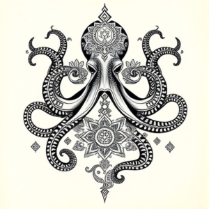 Thai Octopus Tattoo