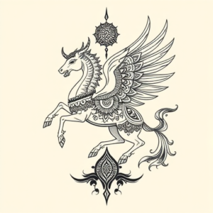 Thai Pegasus Tattoo