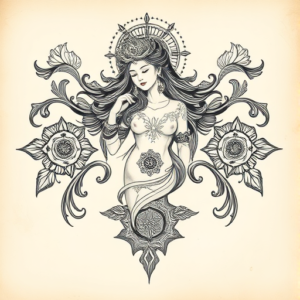 Thai Persephone Tattoo