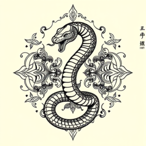 Thai Serpent Tattoo
