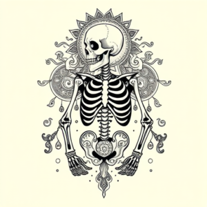 Thai Skeleton Tattoo