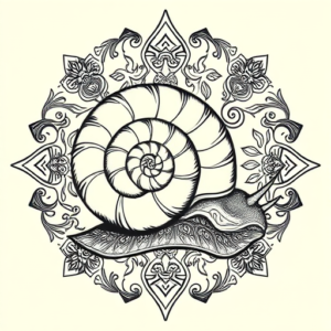 Thai Snail Tattoo