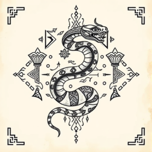 Thai Snake Tattoo
