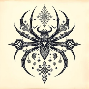 Thai Spider Tattoo