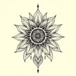 Thai Sunflower Tattoo