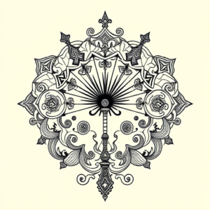 Thai Umbrella Tattoo