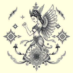 Thai Valkyrie Tattoo