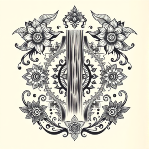 Thai Waterfall Tattoo