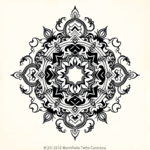 Thai Wormhole Tattoo