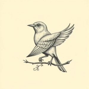 Timeless Bird Tattoo