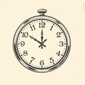 Timeless Clock Tattoo