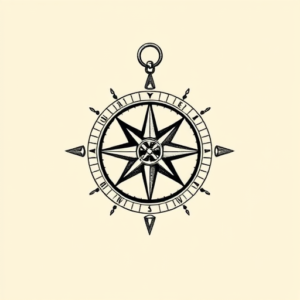 Timeless Compass Tattoo