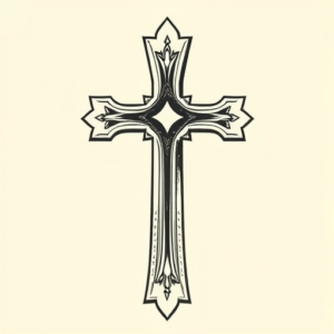 Timeless Cross Tattoo