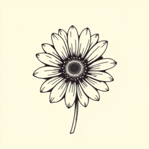 Timeless Daisy Tattoo