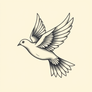 Timeless Dove Tattoo