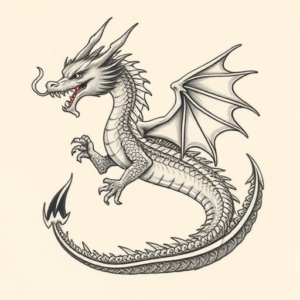Timeless Dragon Tattoo