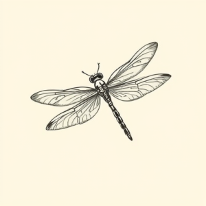 Timeless Dragonfly Tattoo