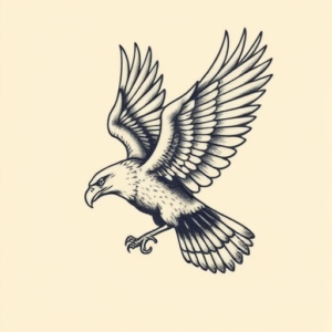 Timeless Eagle Tattoo