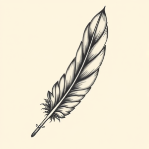 Timeless Feather Tattoo
