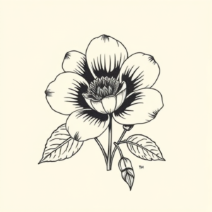 Timeless Flower Tattoo